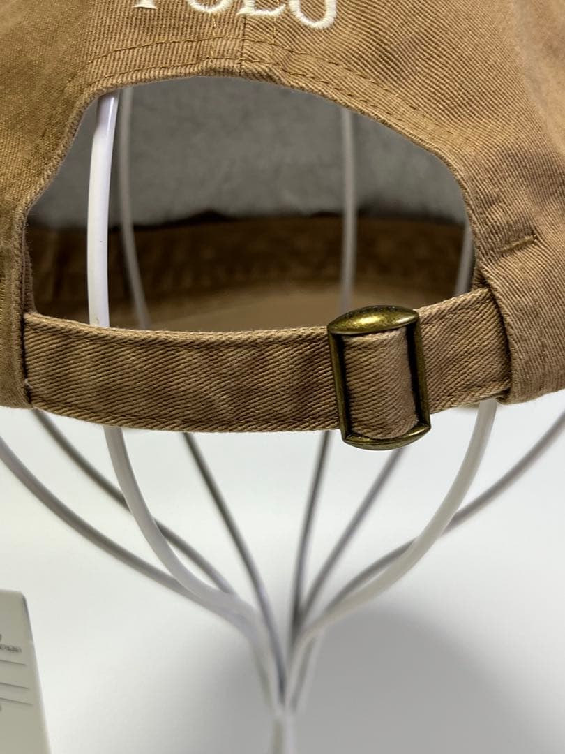 【新品・正規品】POLO Ralph Laurenカーキ ベースボールキャップ