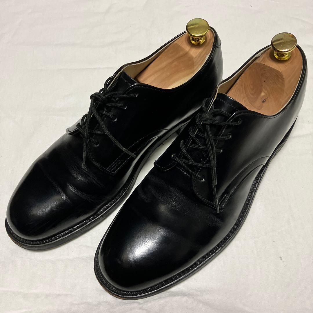 90's アメリカ軍 US NAVY サービスシューズ シューツリー付き