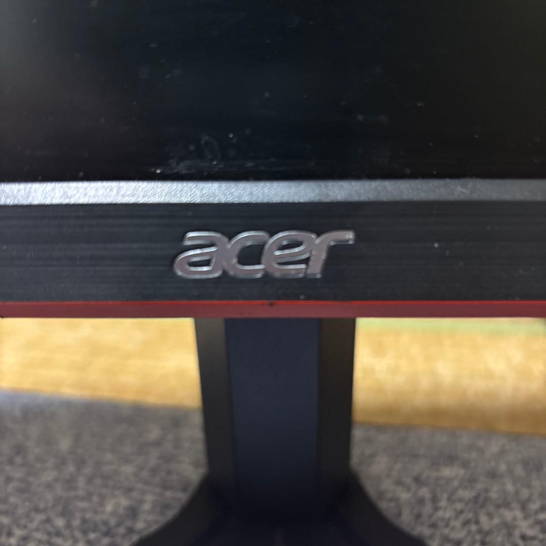 acer モニター 赤いスタンド