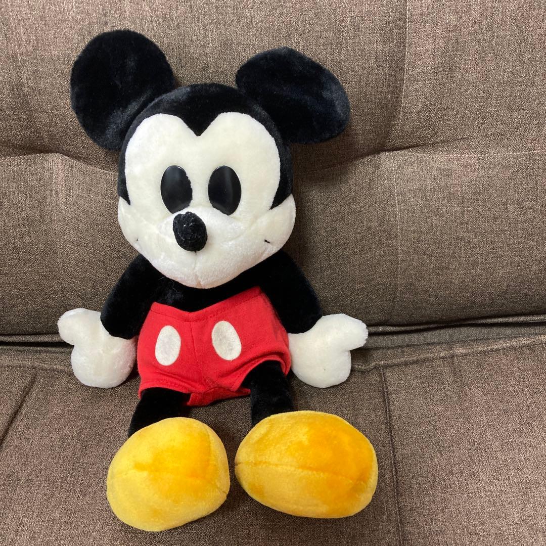 80年代、ディズニー、レア品、ビンテージ、ミッキーマウス、プレミアムぬいぐるみ