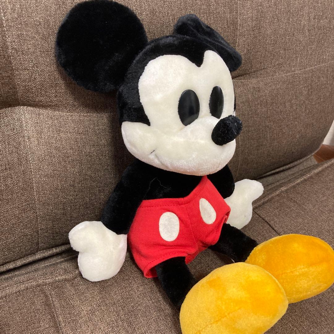 80年代、ディズニー、レア品、ビンテージ、ミッキーマウス、プレミアムぬいぐるみ