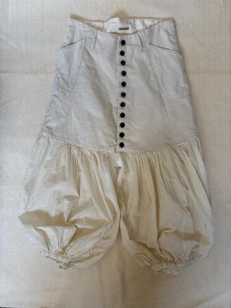 KAPITAL　綿麻 カルメンパンツ バルーンパンツ　サイズ０