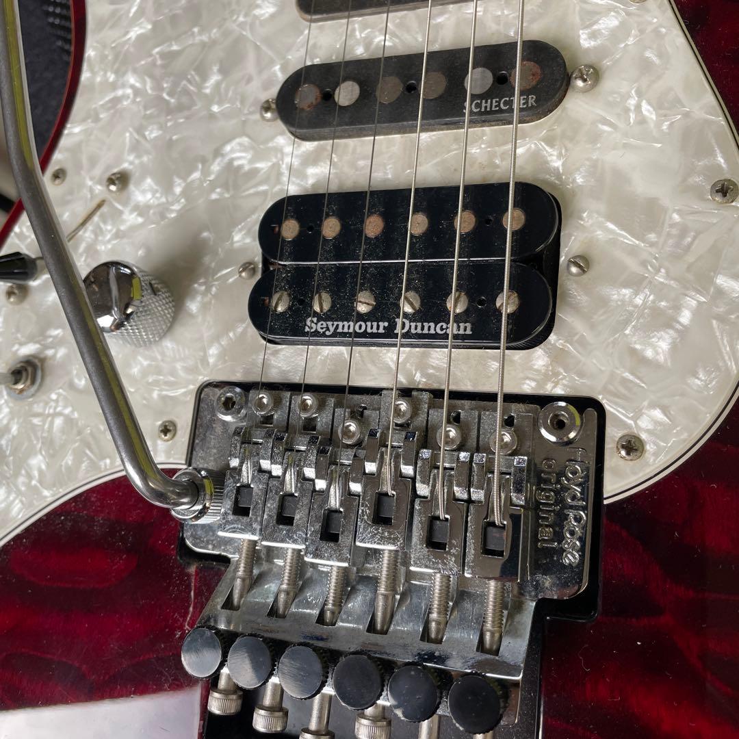 SCHECTER シェクター SD-2-24 レッド　レフティ　ギター