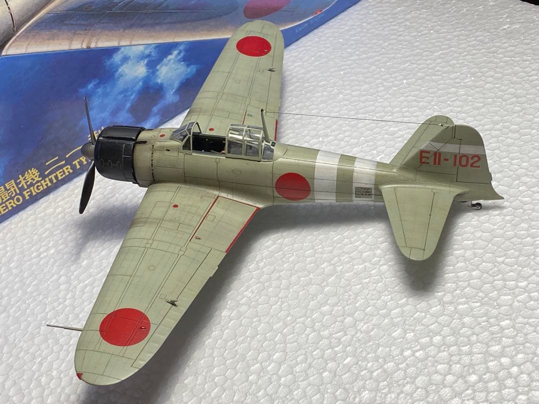 完成品　零式艦上戦闘機21型 空母　瑞鶴所属撃墜王　岩本徹三　零戦