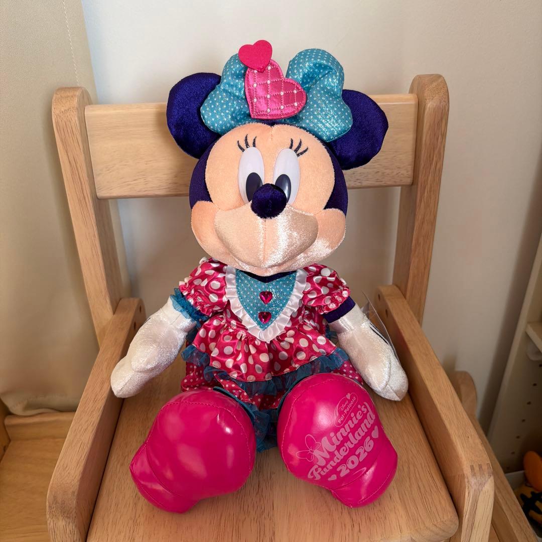 ミニー　ぬいぐるみ　ファンダーランド　ミニパル　ミニファン　パルパルーザ