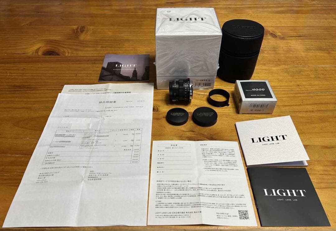 LIGHT LENS LAB M 50mm f/2 Rigid ブラックペイント