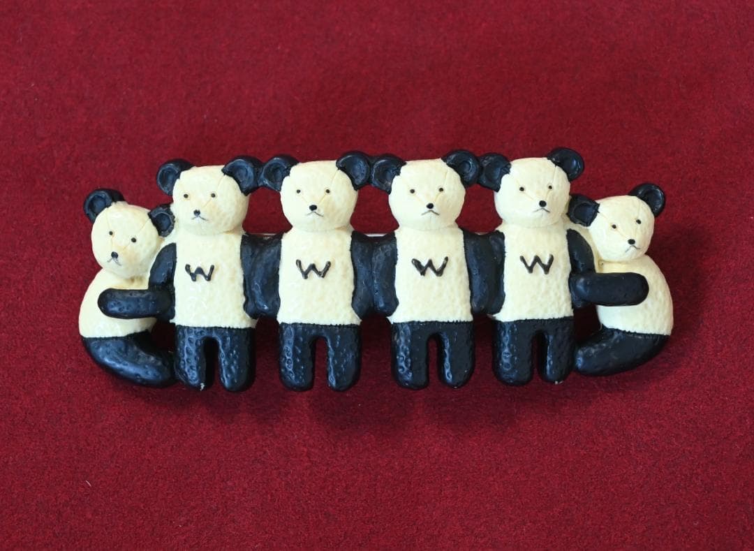 【くまくま】テディベア　weekends ウィークエンズ　バレッタ