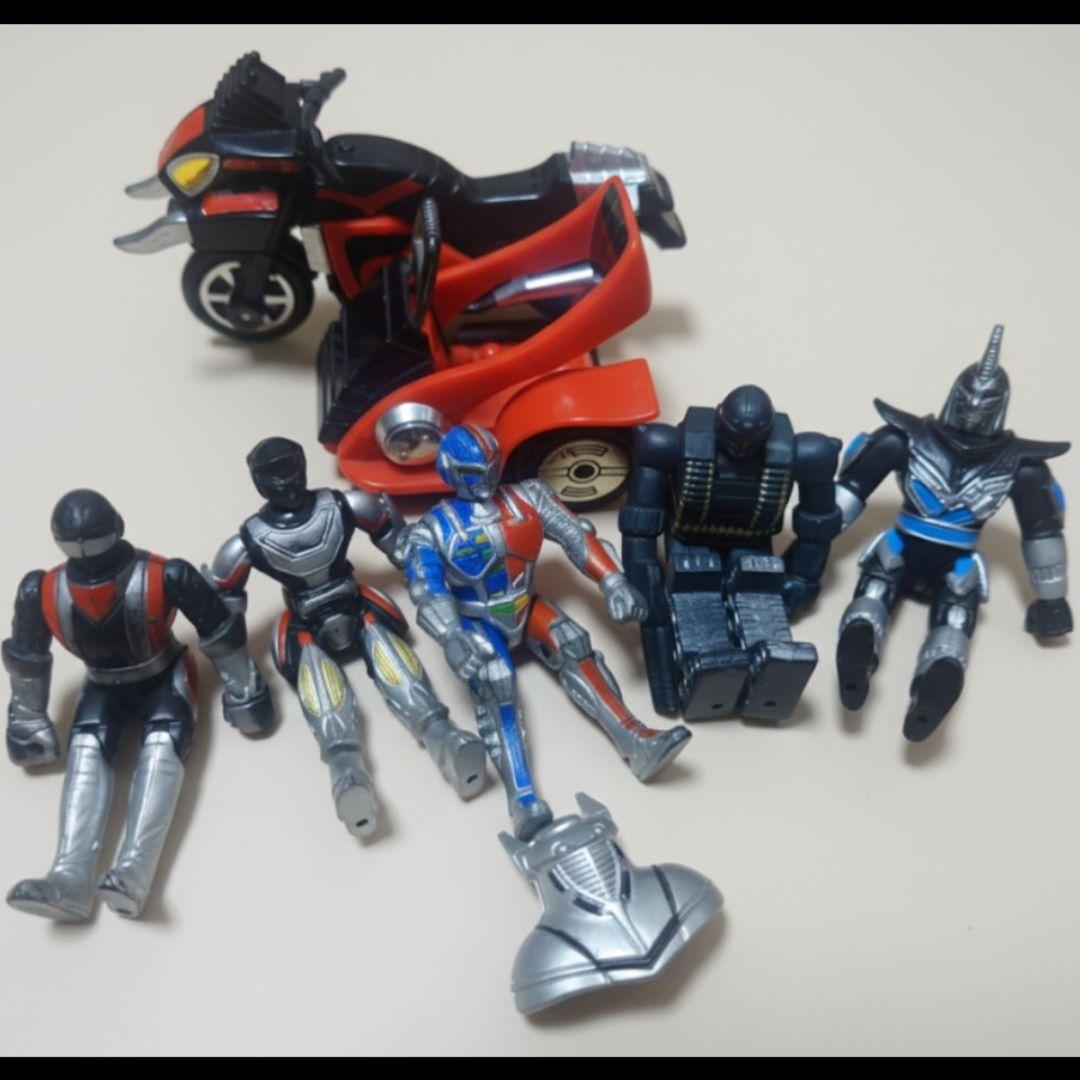 超人機　メタルダーフィギュア タグスロン　クールギン　ブルチェック　ミラージュ