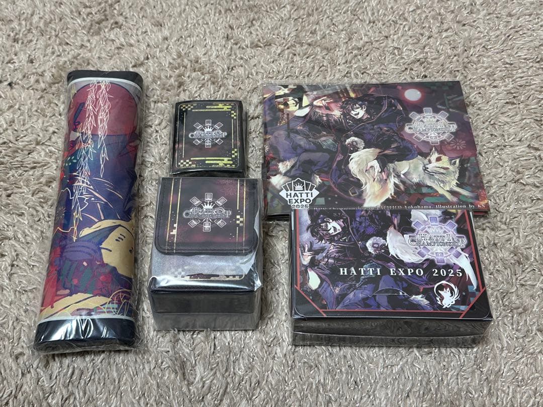 はっちCS EXPO 2025 上位賞　プレイマット(花札) 参加賞　セット