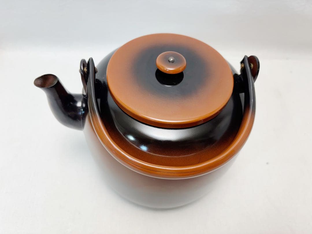 ほぼ未使用 茶道具 やかん 腰黒やかん 水注 薬缶 煎茶道具 表千家 紙箱