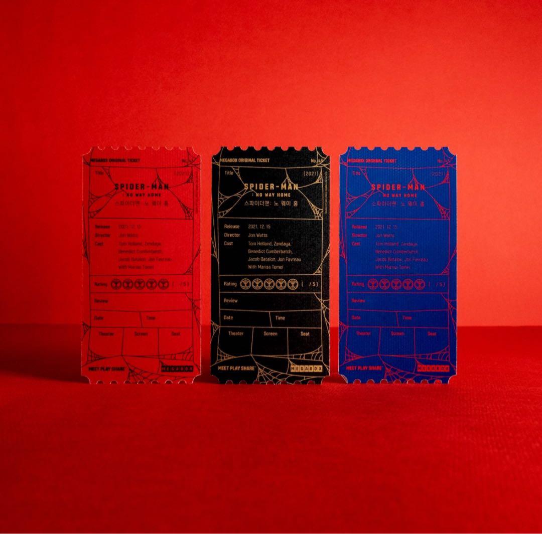スパイダーマン NO WAY  入場特典 オリジナルチケット３枚セット
