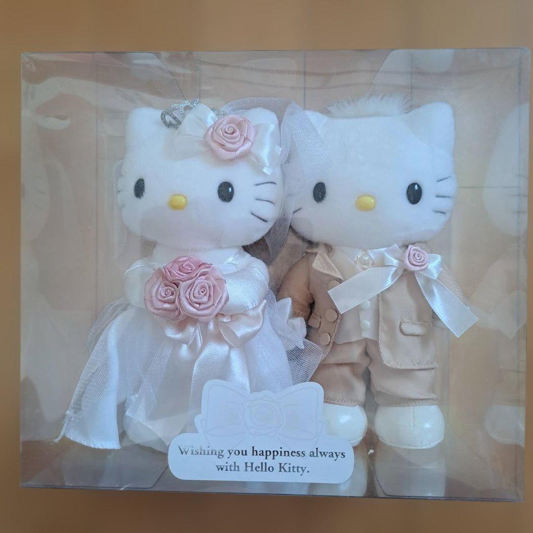 d*3様 ハローキティ　ダニエル　ウエディング　ぬいぐるみ　ケース入り　Vivi