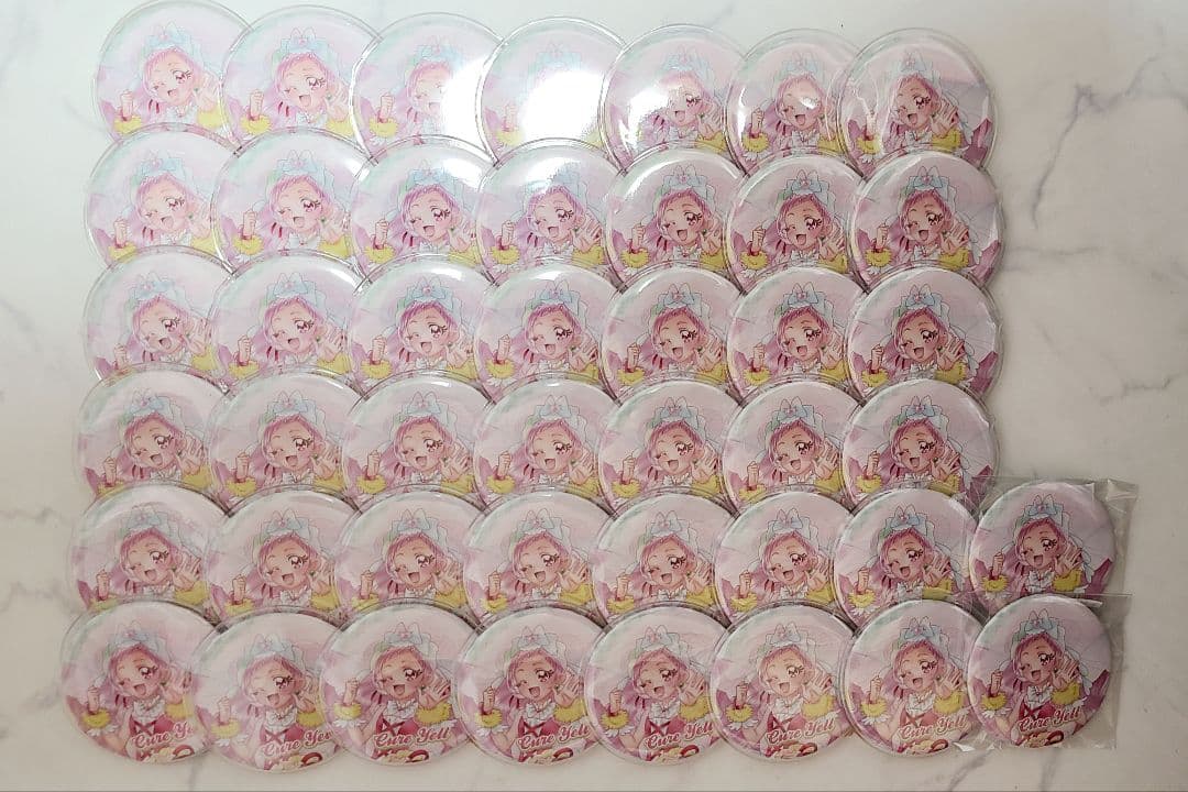 全プリキュア展　キュアエール缶バッジ