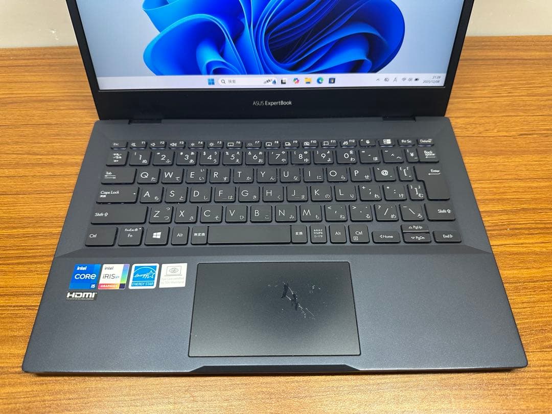 Windowsノート本体 2.ASUS ExpertBook i5 -1135G7 8GB 512GB