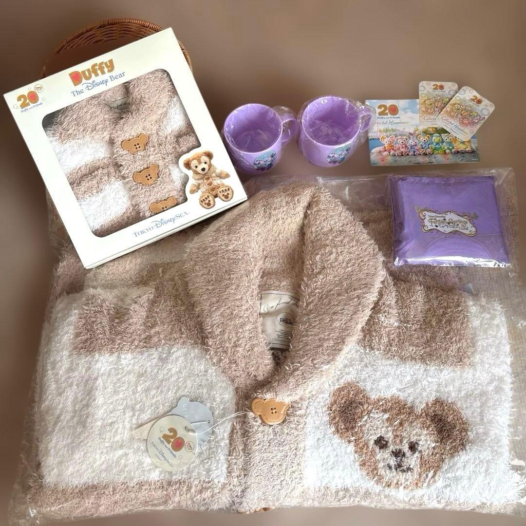 ダッフィ&フレンズ　ジェラピケ　ルームウェアとコスチューム2点セット　エコバッグ