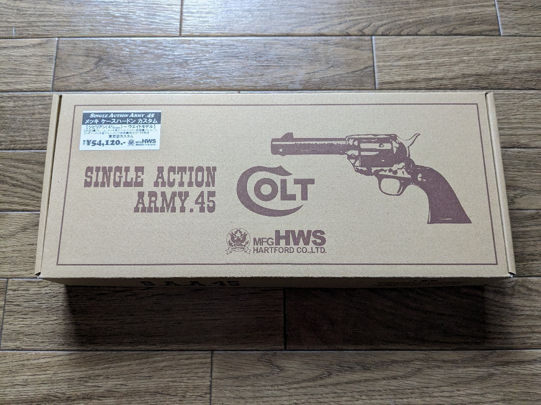 パ*★様 ハートフォード SAA シングルアクションアーミー メッキケースハード