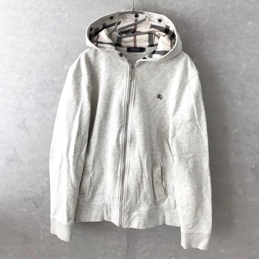 BURBERRY BLACK LABEL ノバチェック スウェット パーカー 3