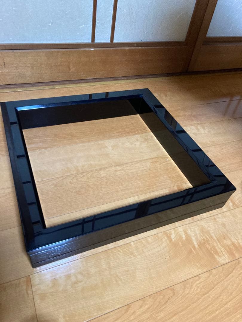 茶道具　炉縁　42×42×6.8cm