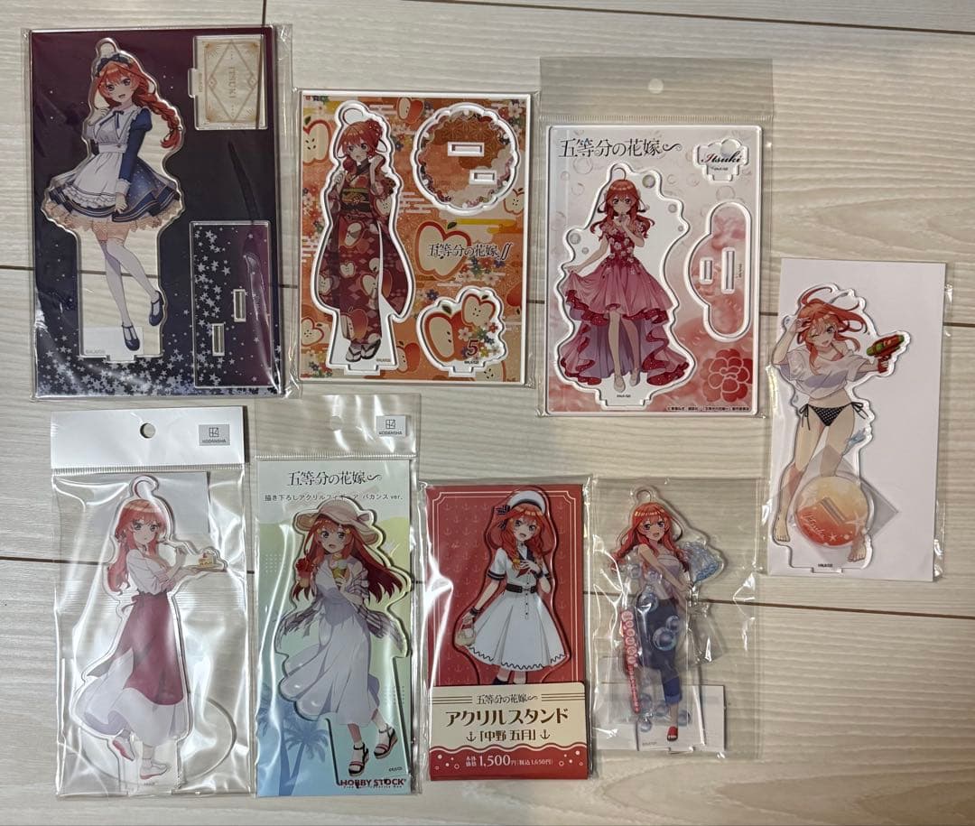 五等分の花嫁　中野五月グッズ　まとめ売り　アクリルスタンド等