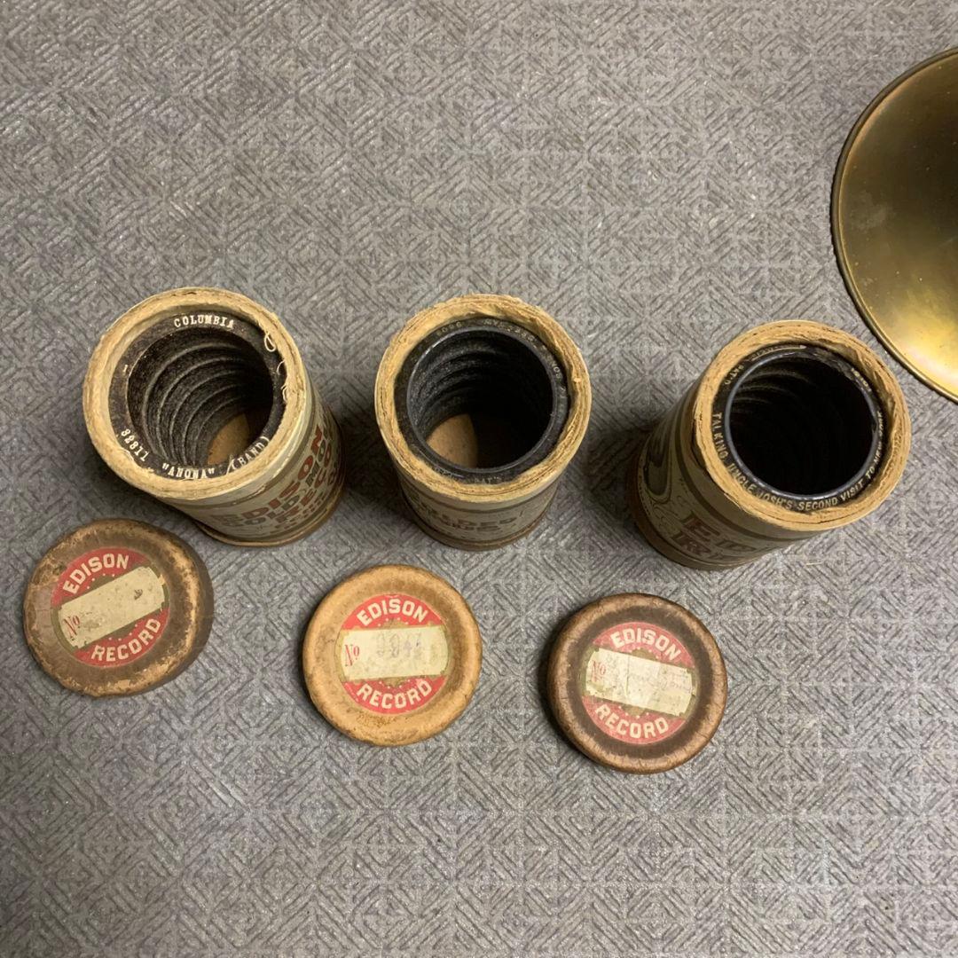 K637 エジソン Edison 蓄音機 ※現状品