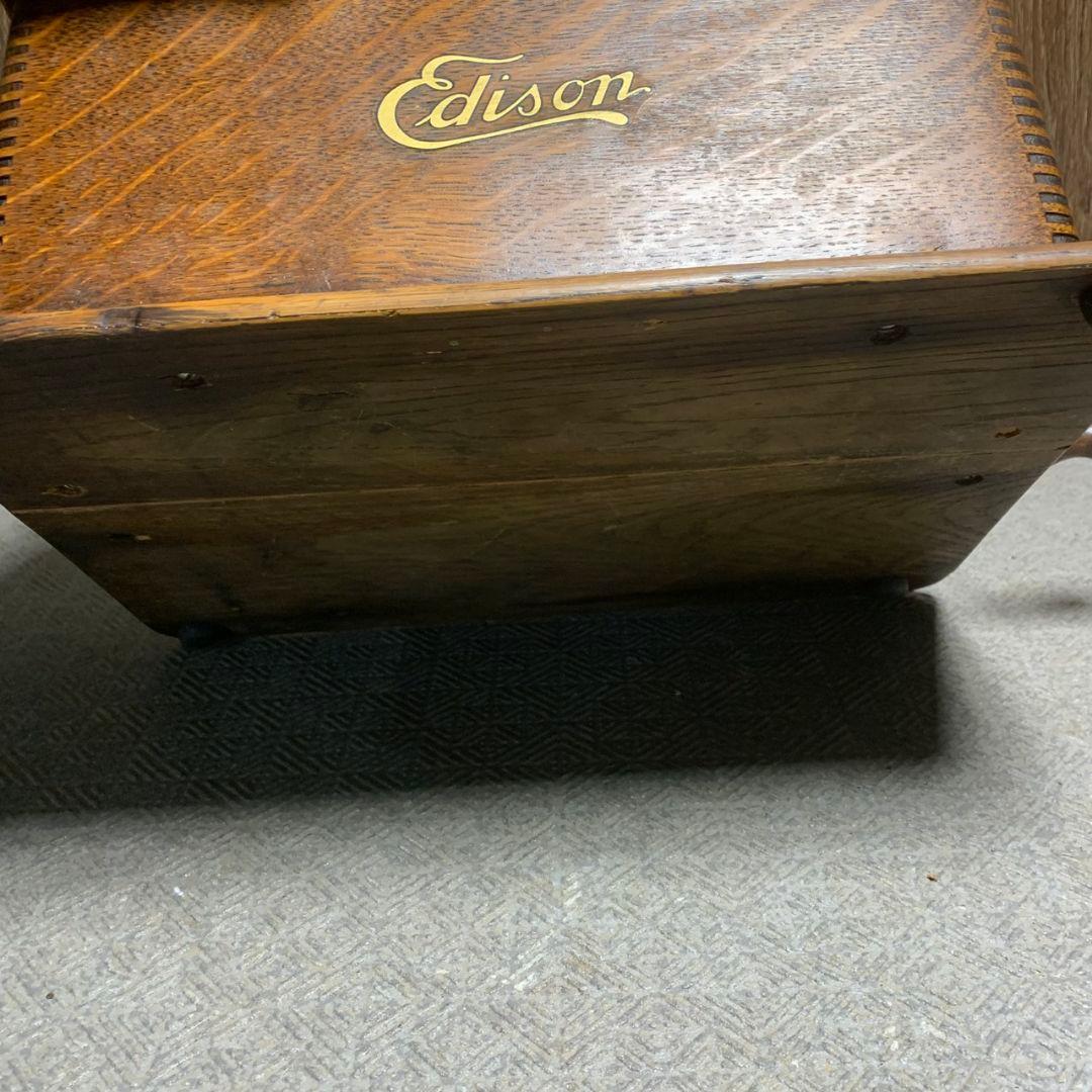 K637 エジソン Edison 蓄音機 ※現状品