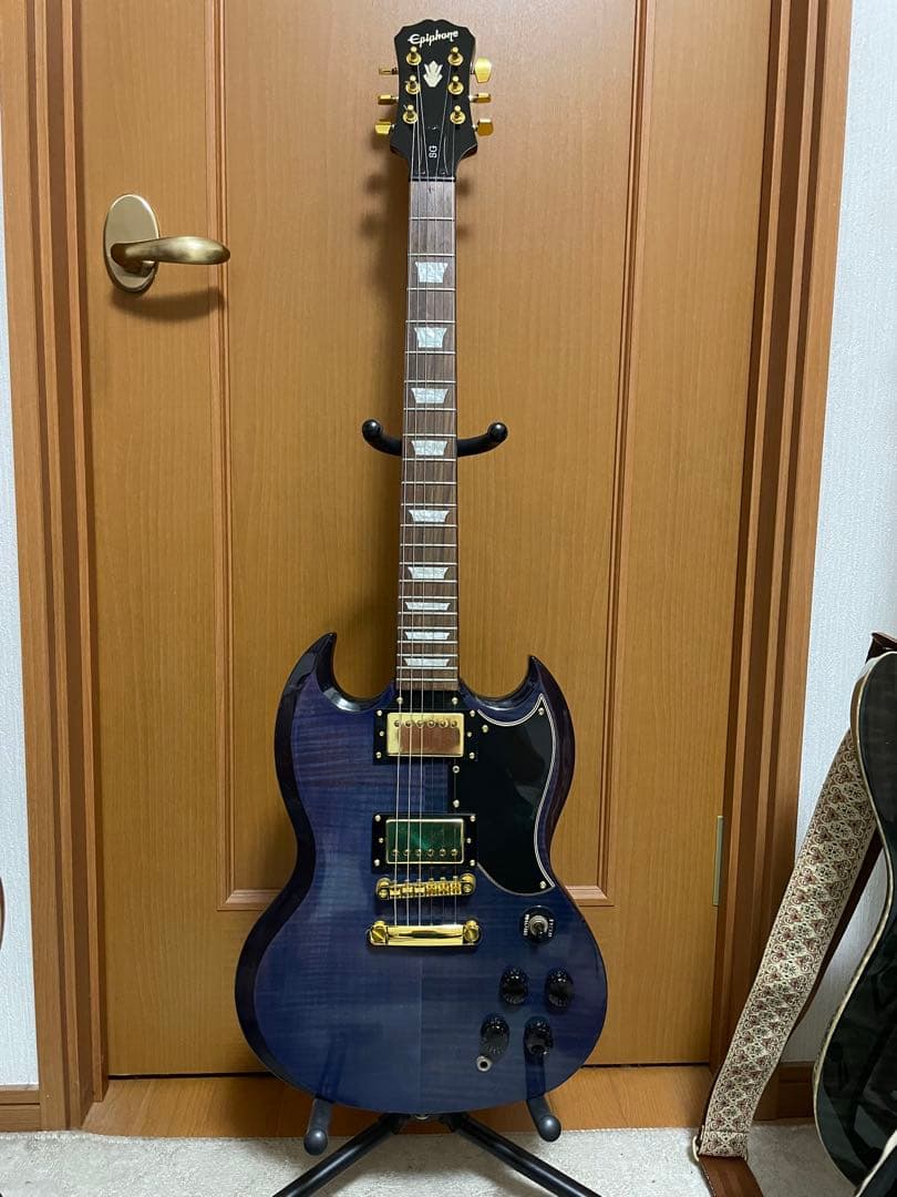 epiphone SG standard ネック折れ修理品