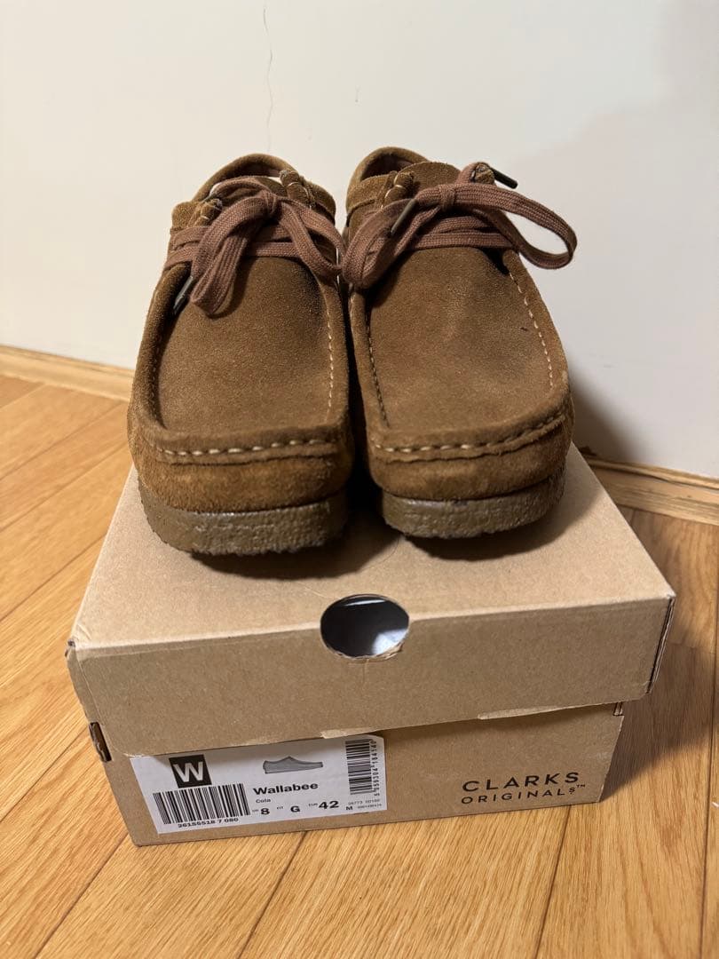Clarks wallabees cola suede ワラビー　コーラスエード