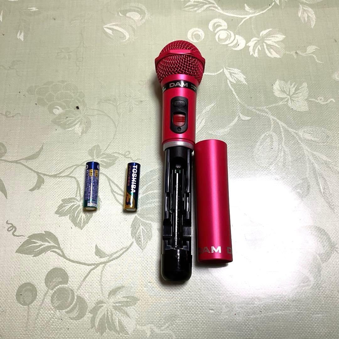 新品　DAMピンク ワイヤレスマイク 単三電池2本付き　WITM500