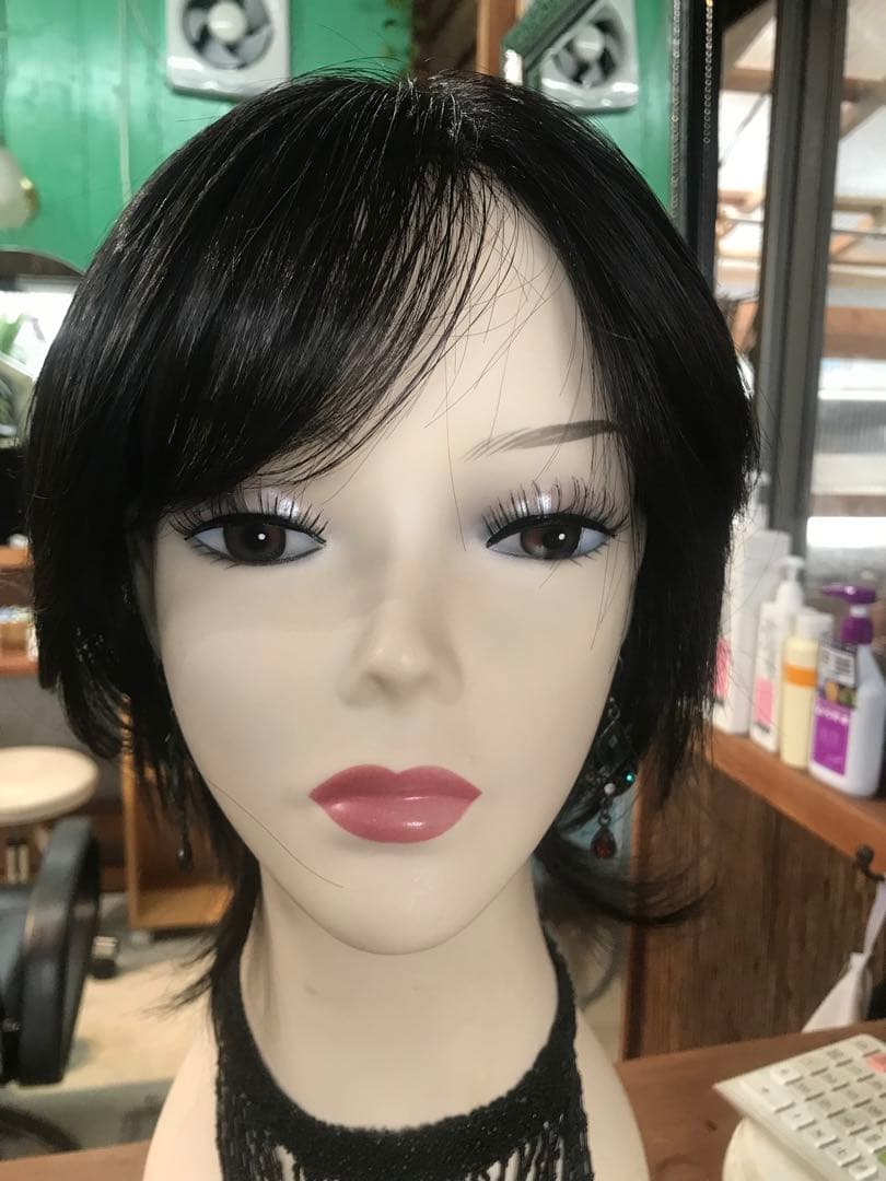 医療用フルウィッグ　ショートウルフ