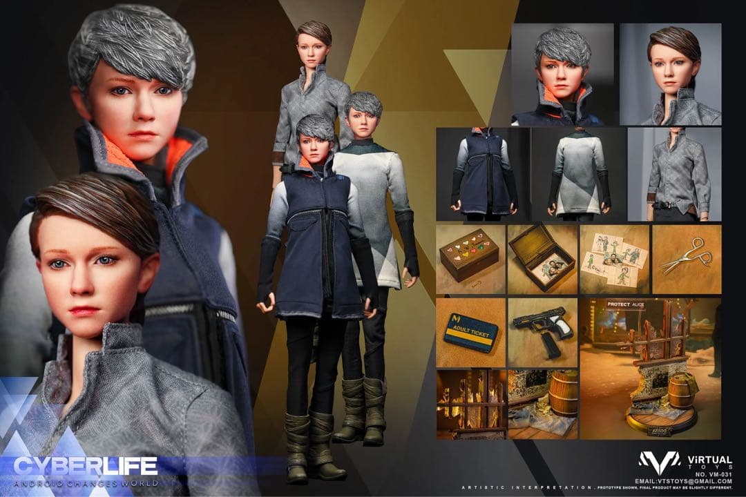 VTS Toys デトロイト ビカム ヒューマン カーラ 1/6 フィギュア