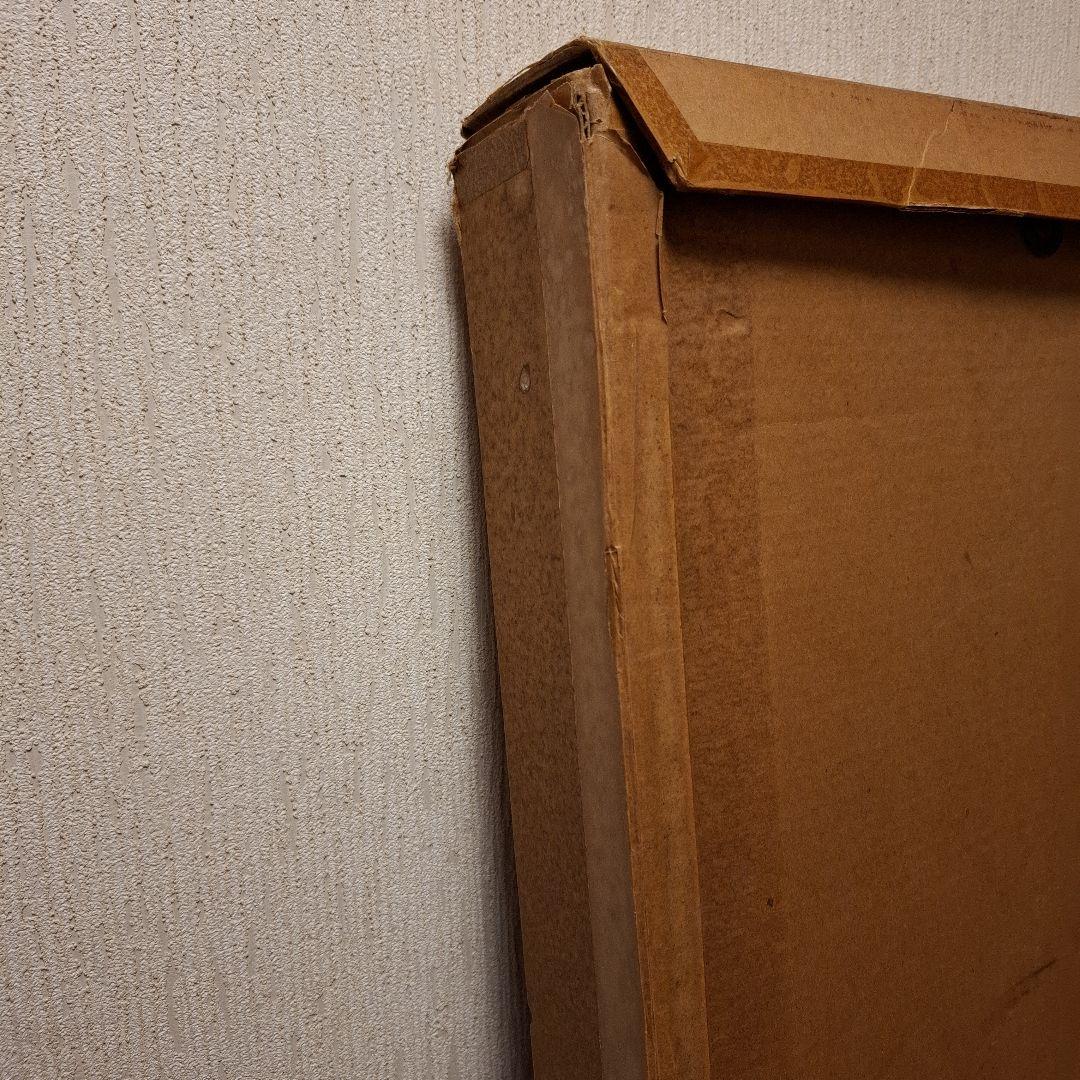 ゴールド木製油彩額大きめアンティーク調外148×98×7内138×87×2箱あり