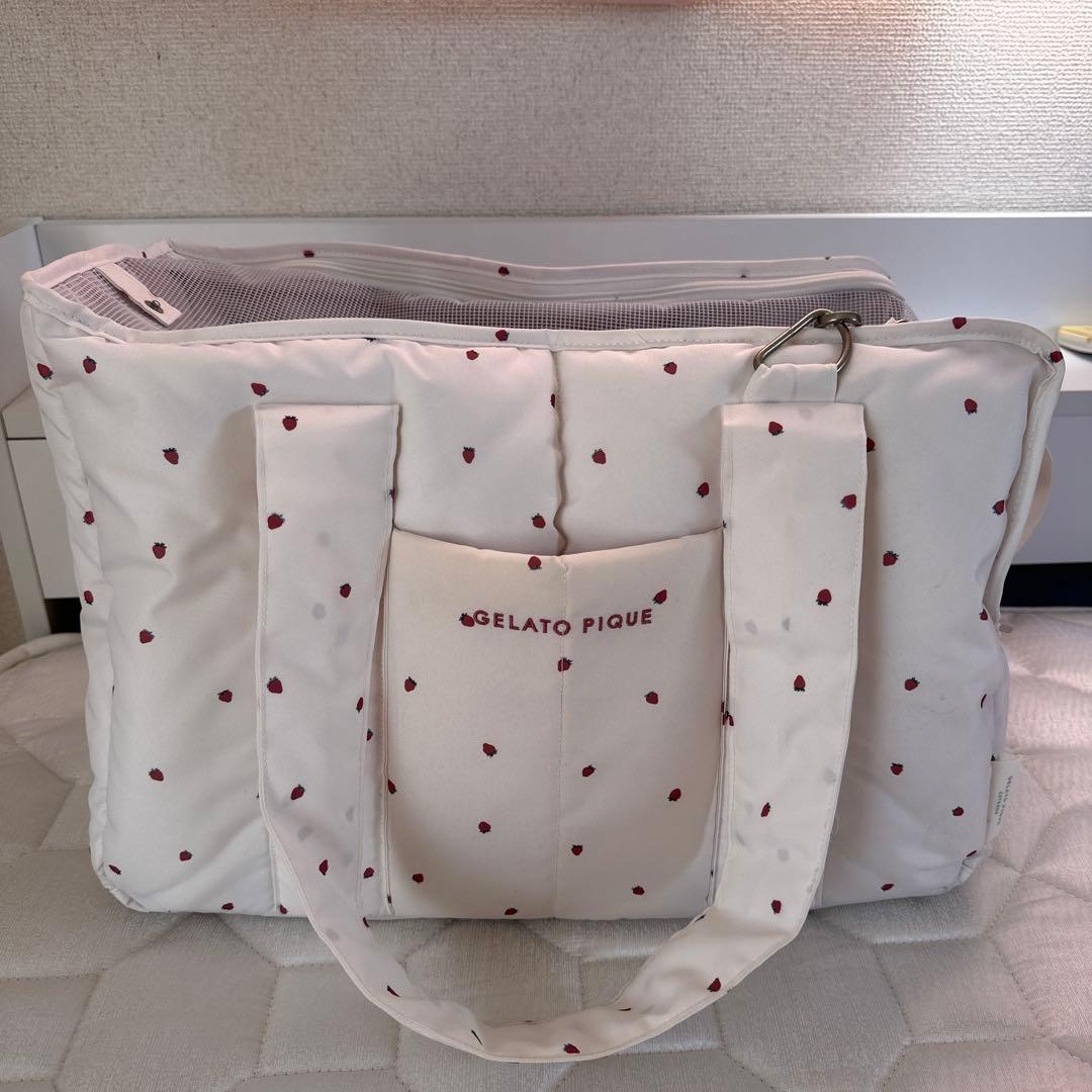 GELATO PIQUE 犬 ジェラートピケ キャリー バッグ いちご