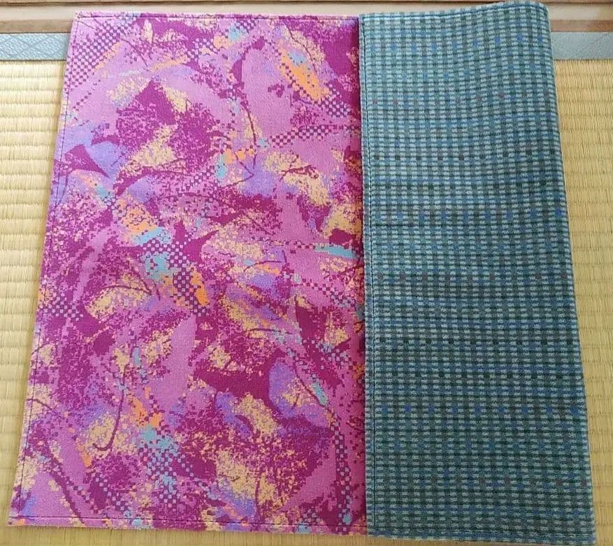 座席（シート）生地使用●マット（47cm×63cm）●鉄道部品①