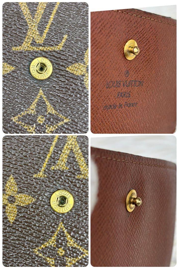 美品！ルイヴィトン モノグラム ポルトモネビエカルトクレディ Wホック財布