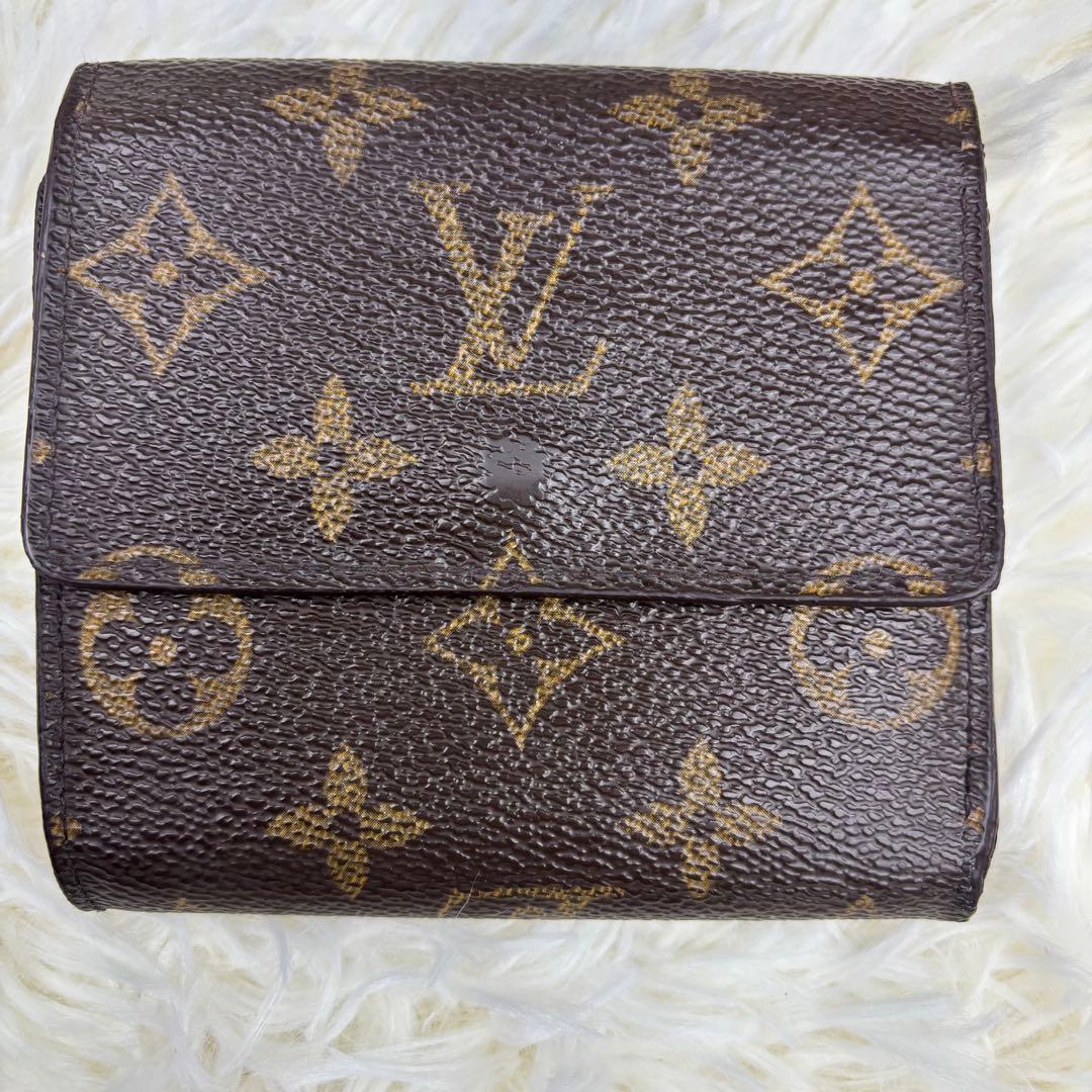 美品！ルイヴィトン モノグラム ポルトモネビエカルトクレディ Wホック財布