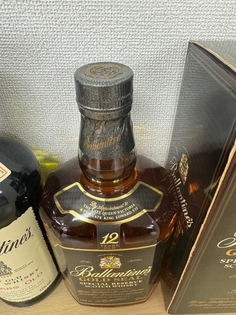 古酒 バランタイン ゴールドシール12年 I000ml 17年 70ml