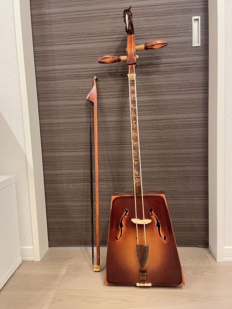 希少 馬頭琴 ケース付き