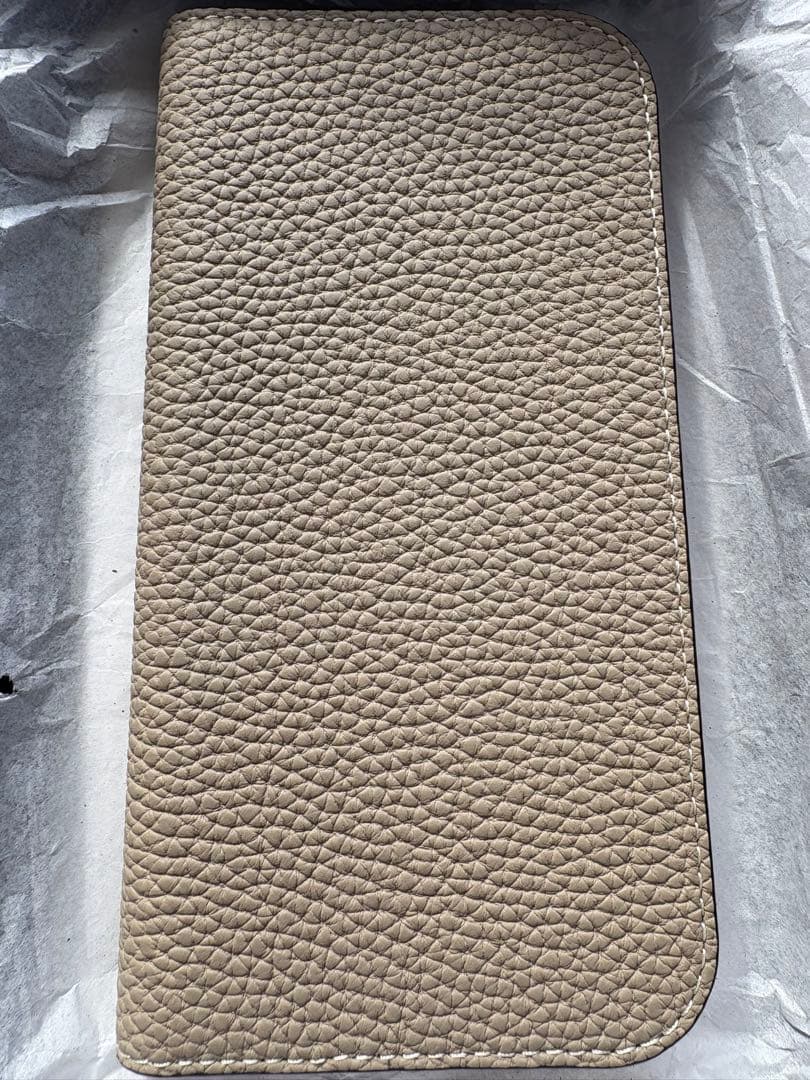 BONAVENTURA ベージュ手帳型iPhone16ケース