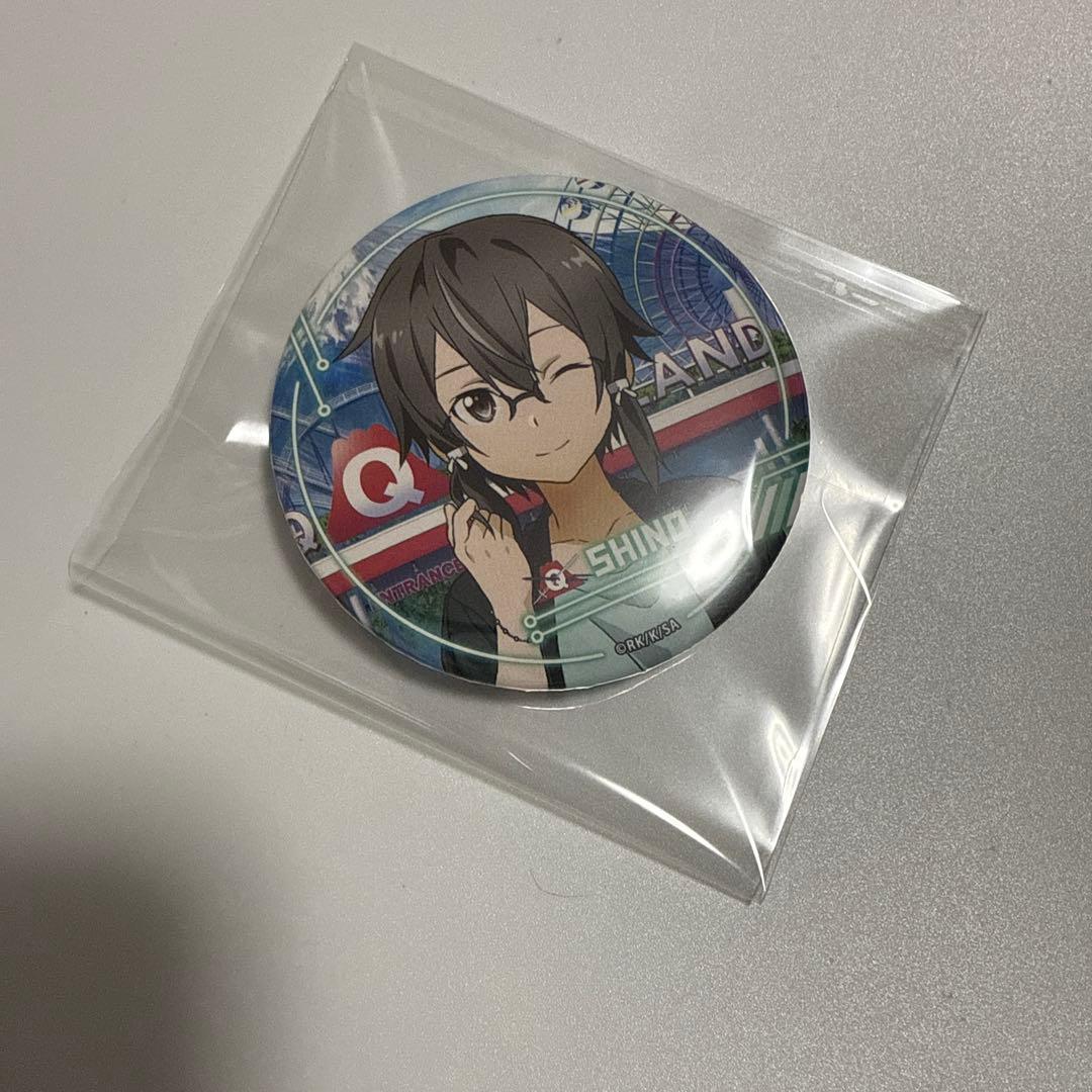 ソードアート オンライン　SAO朝田詩乃 シノン 富士急ハイランド　缶バッジ