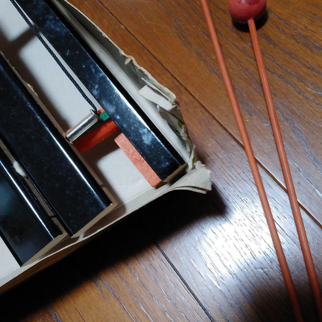 ヤマハ　木琴　１８５　中古　もっきん　モッキン　楽器　黒　ブラック　２段