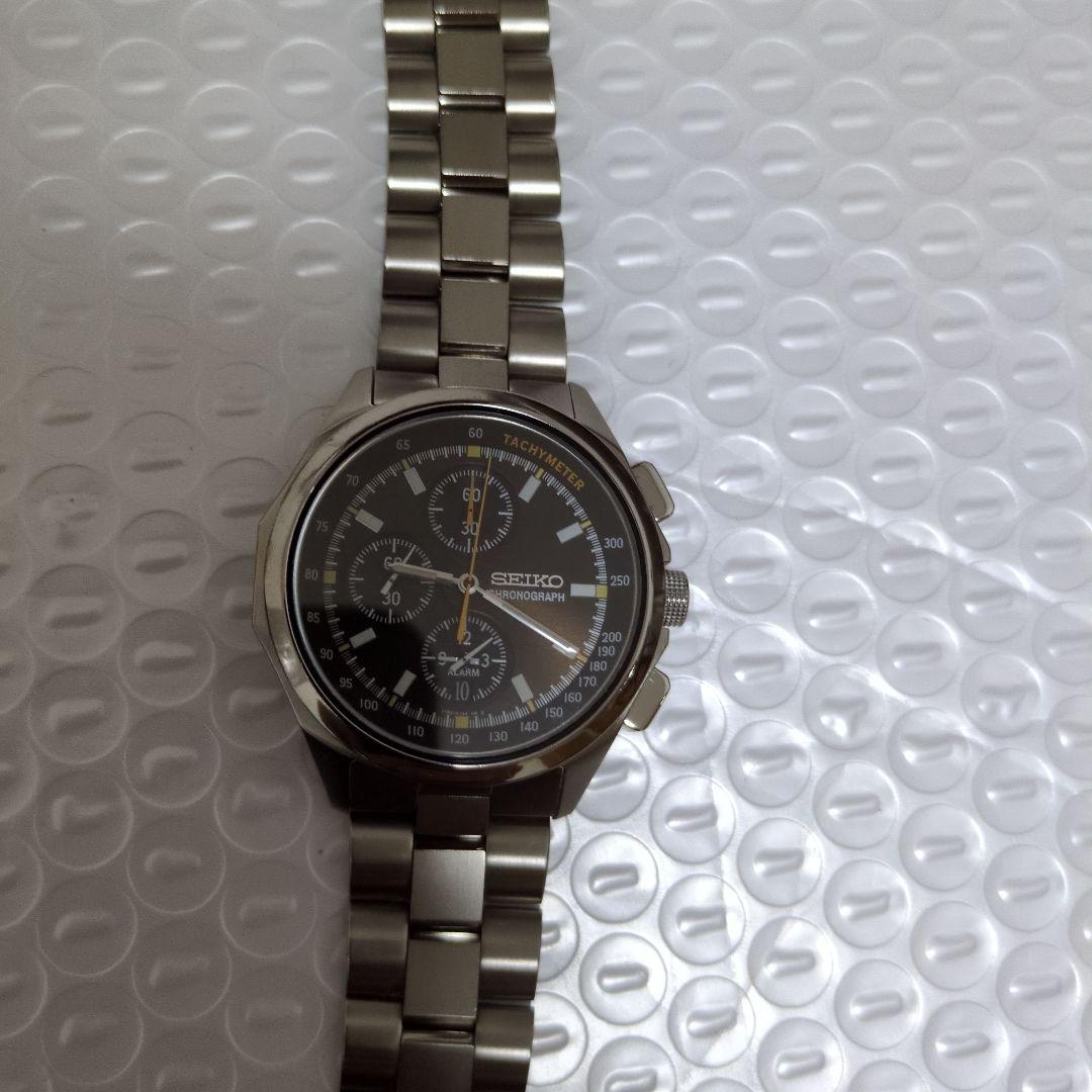 セイコー クォーツ　イグニッション　チタン クロノグラフ SEIKO