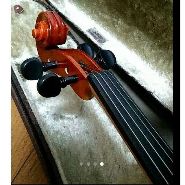 高級 バイオリン 鈴木 No.200 4/4 新品弓、肩当て、松脂付 定価6万