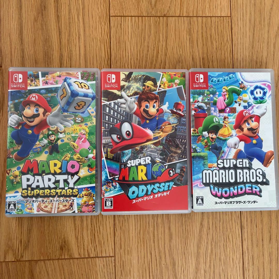 スーパーマリオワンダー・オデッセイ・マリオパーティースーパースターズセット