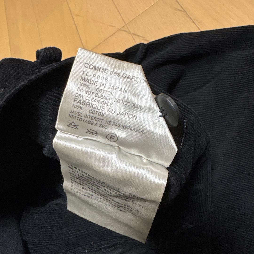 COMME des GARÇONS ブラック サルエルパンツ L