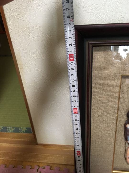 赤富士陶額 有名作家加藤十代久作 個展作品 スイスホテルお値下げしました。