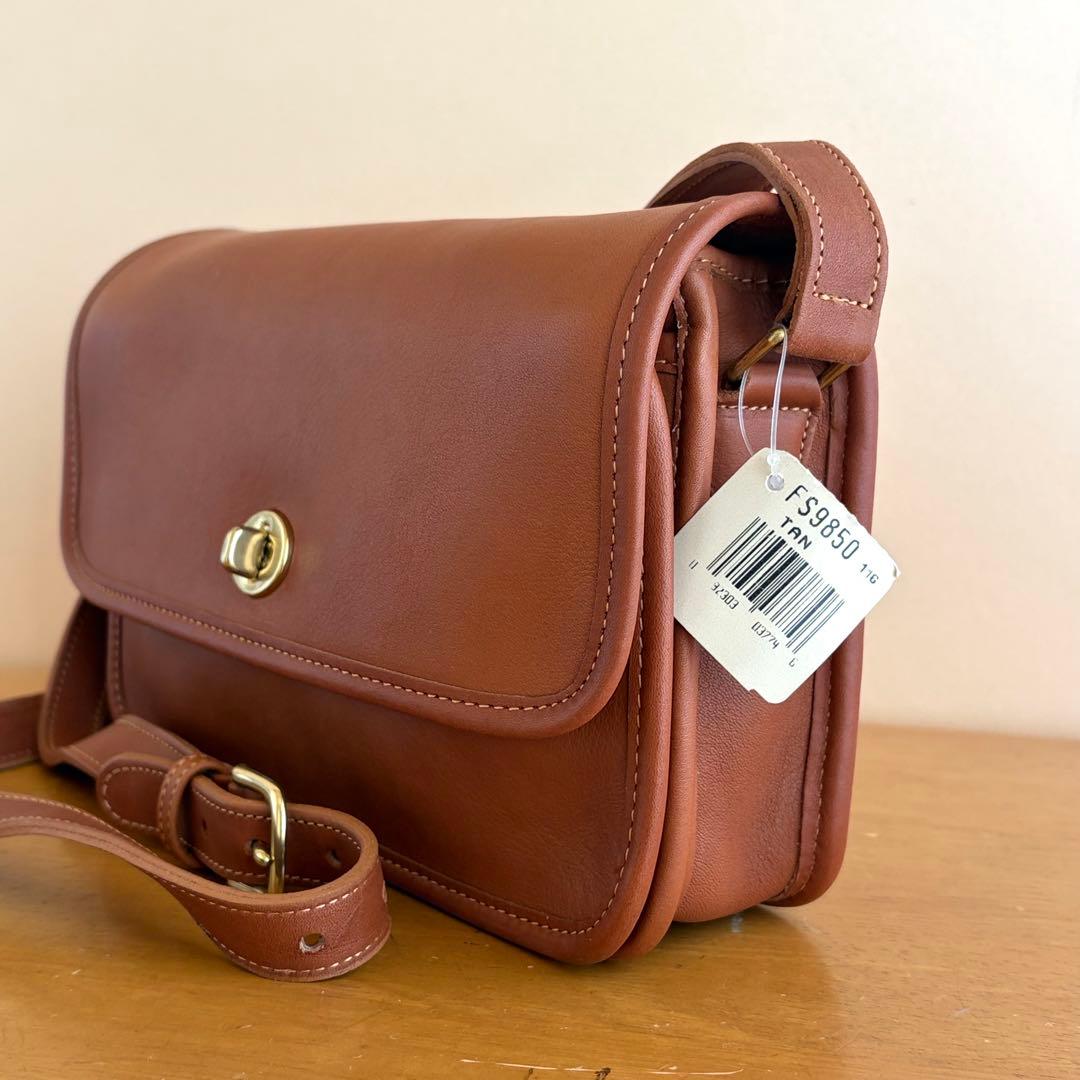 vintage coach オールドコーチ ショルダーバッグ 9850 ブラウン