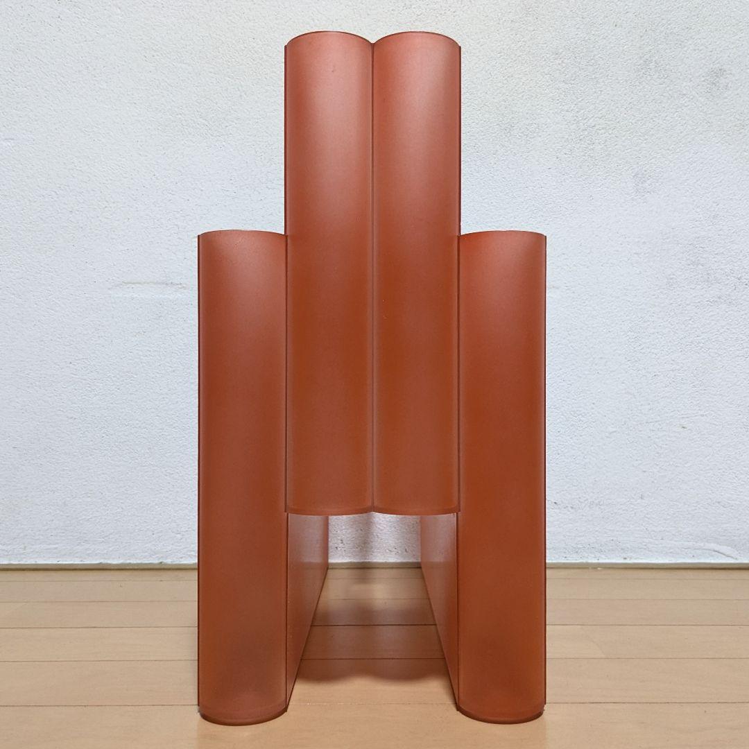 美品 希少 Kartell カルテル ポルタリビステ マガジンラック オレンジ
