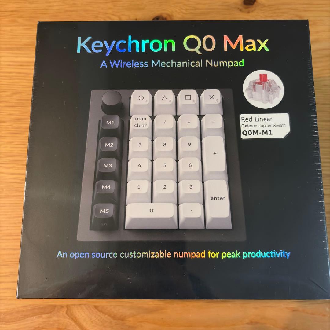 新品未開封 Keychron Q0 Maxワイヤレス テンキー 赤軸