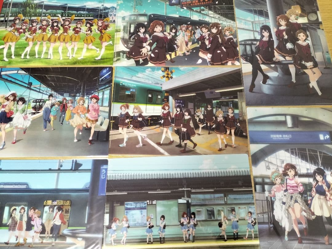 響けユーフォニアム　ひらかたパーク　A4クリアファイル 8枚セット