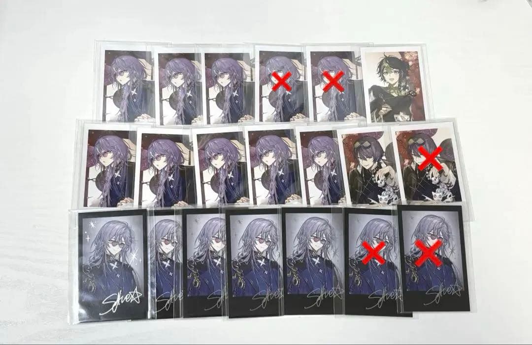 にじさんじ チェキ風カード まとめ売り 星導ショウ多め